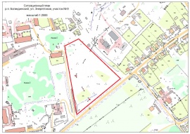 Ситуационный план земельного участка в Калачевском районе Кадастровые работы в Калачевском районе